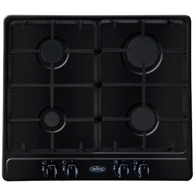 Belling GHU60GC MK2 60cm Gas Hob with Cast Iron Pan Supports in Black Belling GHU60GC MK2 60cm Gas Hob with Cast Iron Pan Supports in Black